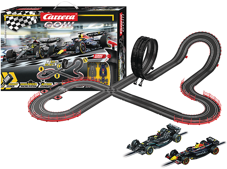 CARRERA (TOYS) 20062574 MAX Competition GO!!! SET Spielset, Mehrfarbig von CARRERA (TOYS)