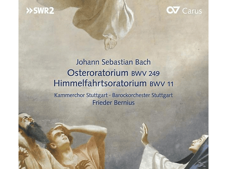 Frieder Bernius, Kammerchor Stuttgart, Barockorchester Stuttgart - Osteroratorium Bwv 249/Himmelfahrtsoratorium (CD) von CARUS