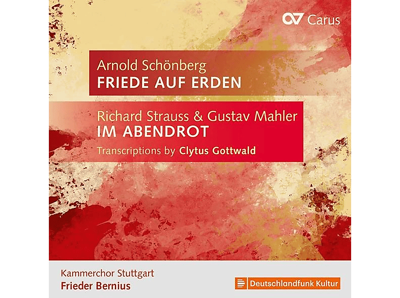 Pedarnig/Bernius/Kammerchor Stuttgart - Transkriptionen von Cl. Gottwald/Friede auf Erden (CD) von CARUS