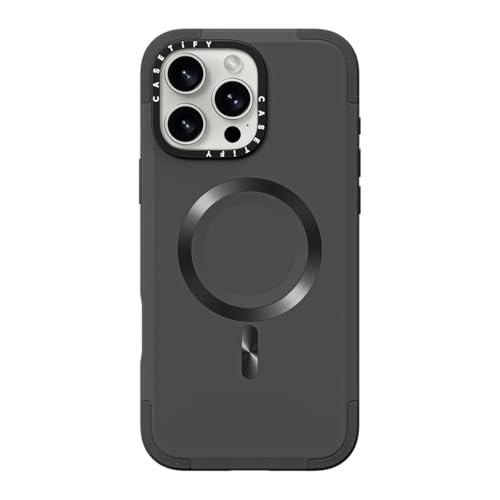 CASETiFY Force Hülle für iPhone 16 Pro Max [Slim / 2.0 m, 3X Fallschutz in Militärqualität/kompatibel mit Magsafe] – Rauchgrau von CASETiFY