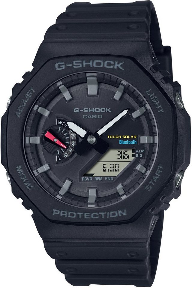 CASIO G-SHOCK GA-B2100-1AER Smartwatch, Solaruhr, Armanduhr, Herrenuhr, Bluetooth, bis 20 bar wasserdicht von CASIO G-SHOCK