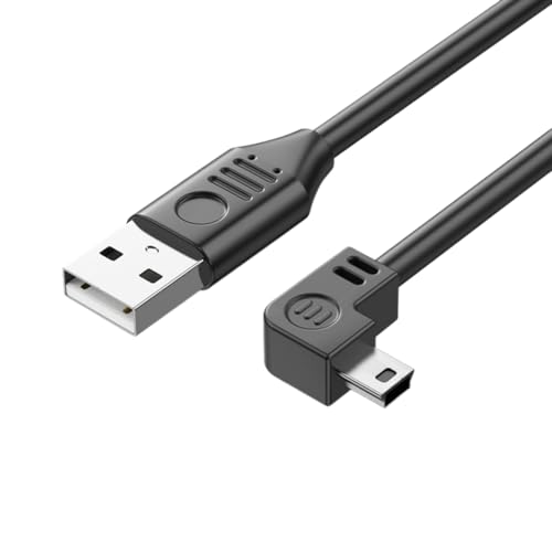 Mini-USB-Kabel, schnelles Aufladen, USB 2.0 auf Mini-USB-Datenkabel, für MP3-, MP4-Player, Auto, Fahren, mobile Festplatte, gerader Kopf von CASNO