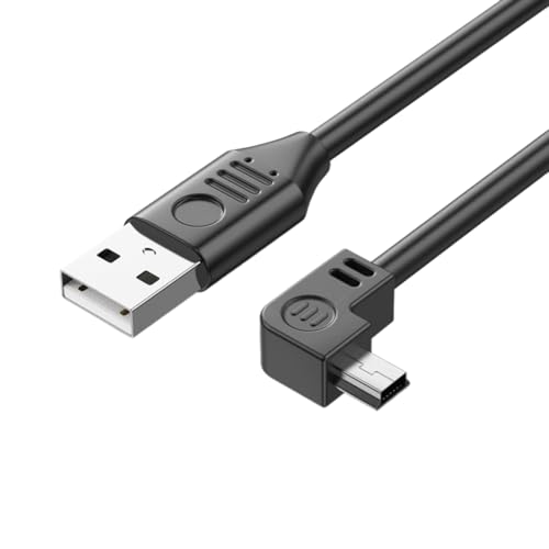 Mini-USB-Kabel, schnelles Aufladen, USB 2.0 auf Mini-USB-Datenkabel, für MP3-, MP4-Player, Auto, Fahren, mobile Festplatte, gerader Kopf von CASNO