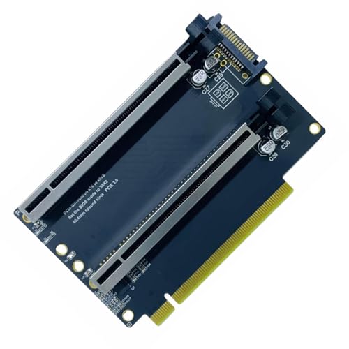 PCIe3.0 X16 auf PCIE X8X8 Steckplatz-Erweiterungsadapter, Karte erweitern Computer-Fähigkeiten, Computer-Motherboards von CASNO
