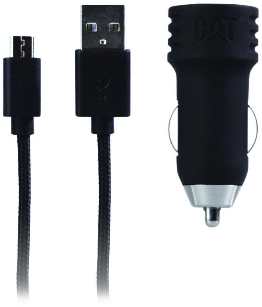 Kfz-Ladeset Active Urban 2-fach-USB schwarz von CAT