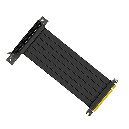 CAXUSD 90 Verlängerungskabel Pci-e 3.0 Extender-Riser-Kabel Gaming-Riser-Kabel Verlängerungsport-Adapter Computeradapter High-Riser-Kabel Gpu-Fan Kupferkerndraht X16 Rechner Ventilator von CAXUSD