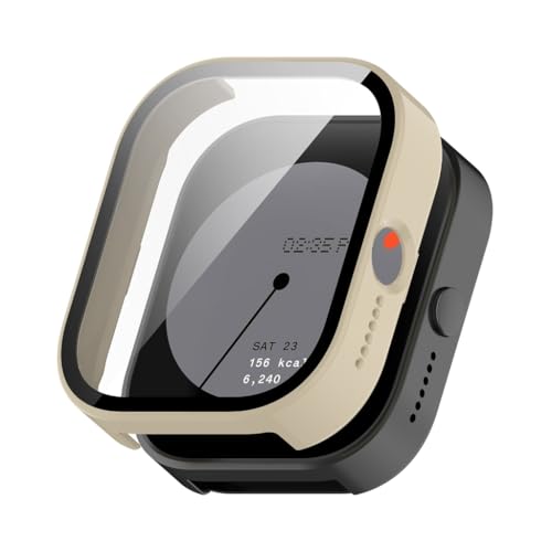 CAZSTYK Smartwatches Gehärtetes Glas Protektoren Gehäuse Full Protective PC Hülle für Watch (D395) von CAZSTYK