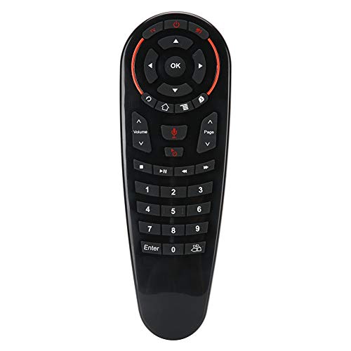 2.4G Wireless Air Remote Mouse, Smart Voice Fernbedienung mit USB-Empfänger, Plug and Play, 33 Tasten Remote Mouse für Android TV Box/PC/Smart TV/Projektor von CCYLEZ