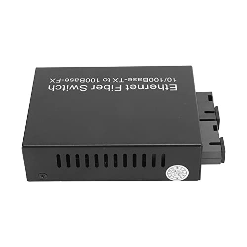 CCYLEZ Ethernet-Medienkonverter 100Mbps, Einzelfaser-Singlemode-RJ45-Port-SC-Glasfaser-Ethernet-Transceiver für Netzwerk-Ethernet-Switch-Konverter von CCYLEZ