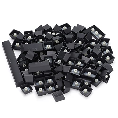 CCYLEZ PBT Keycaps 108 Tasten Ergonomisches Design Bunte Game Keycap für 61/64/87/104/108 Tasten Mechanische Tastatur(Schwarz) von CCYLEZ