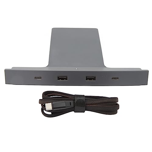 Auto USB Mehrere Hub Lade Ports Smart Docking Station Center Konsole Sensor Adapter Ersatz für Tesla 3 Y 2021 von CDQL