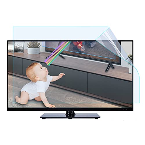 Anti-Blaulicht-Bildschirmschutz für TV, 50/55/65 Zoll, Antireflexfolie Anti-Blaulicht matt mattiert, Blasenfreie Folie, für TV LCD, LED, OLED und QLED 4k HD HD(55in 1211x682mm) von CEHJZQRPL