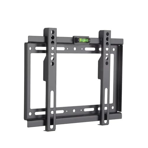 CEKGDB Universelle TV-Wandhalterung, flaches Profil, fest für 35,6 - 81,3 cm (14 - 32 Zoll) Universal-Flachbildfernseher Monitore TV-Monitorhalterung max von CEKGDB