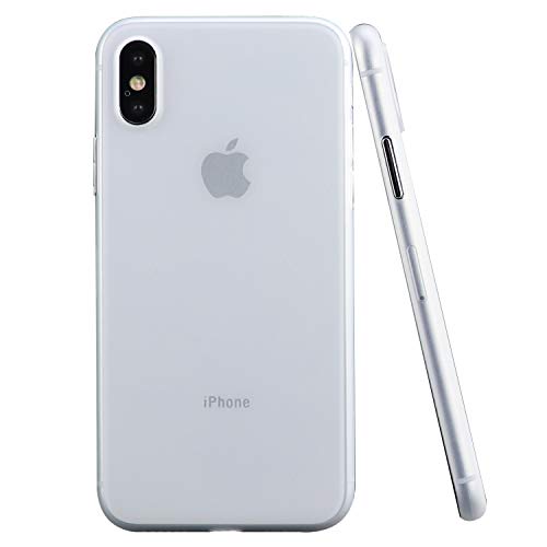 CELLBEE Premium Slim Case Kompatibel mit iPhone X Hülle Milky Transparent, Extrem Dünne Schutzhülle, Anti-Kratzer, Ultra-Feder-Leicht, Optimaler Schutz ohne Kompromisse, Ultra Thin von CELLBEE