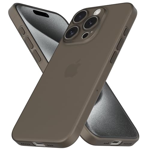 CELLBEE für iPhone 16 Pro Max Hülle Case - Premium Slim Schutzhülle für iPhone, Extrem Dünn, Anti Kratzer, Schutz ohne Kompromisse, Simple Gray - Grau von CELLBEE