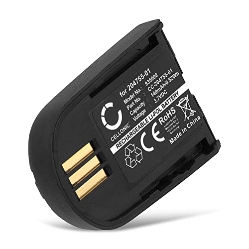 CELLONIC® Ersatz Akku 204755-01 für Plantronics Savi 440, 740, W440, W440-M, W740, W740-M, W745 Wireless Kopfhörer Ersatzakku 140mAh Batterie, Kopfhörerakku, Bluetooth Headset von CELLONIC