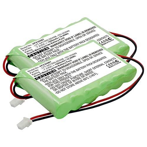 CELLONIC, Akku für Haustechnik, kompatibel mit Visonic PowerMaster 30 Control Panel, 103-303689 (7.2V, 1500mAh) 2 Stück CELLONIC, Akku für Haustechnik, kompatibel mit Visonic PowerMaster 30 Control Panel, 103-303689 (7.2V, 1500mAh) 2 Stück von CELLONIC