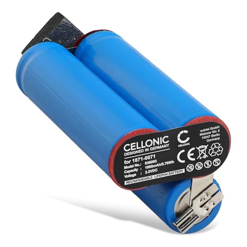 CELLONIC Akku kompatibel mit Moser Chromstyle Pro (LiFePO4) 3.2V 1800mAh von CELLONIC