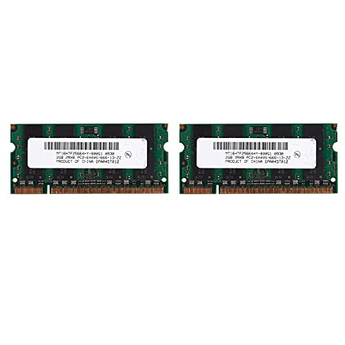 CENMEN 2 x 2 GB DDR2 PC2-6400, 800 MHz, 200 Pin, 1,8 V, Arbeitsspeicher für Notebook, SO-DIMM RAM von CENMEN