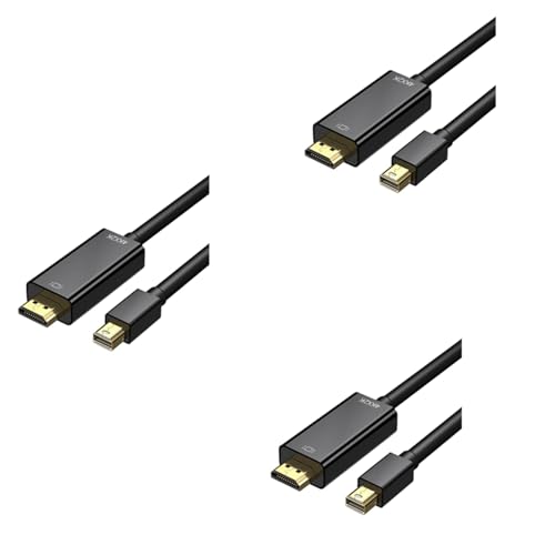 CENMEN 3X Mini DisplayPort zu Kabel 4K Mini DP zu 6 Fuß Kabel für/Pro, Pro/Dock, Monitor, Projektor von CENMEN