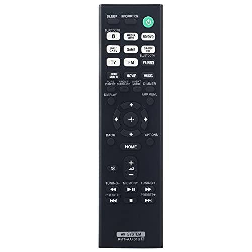 CENMEN AA401U Fernbedienung für Mehrkanal-AV-Receiver STR-DH590 STR-DH790 HT-X9000F SAWX9000F SAXF9000F von CENMEN