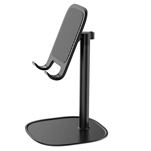 CENMEN Universelle verstellbare Schreibtisch-Handyhalterung für Tablet, Handyhalterung, Ständer, Unterstützung schwarz von CENMEN