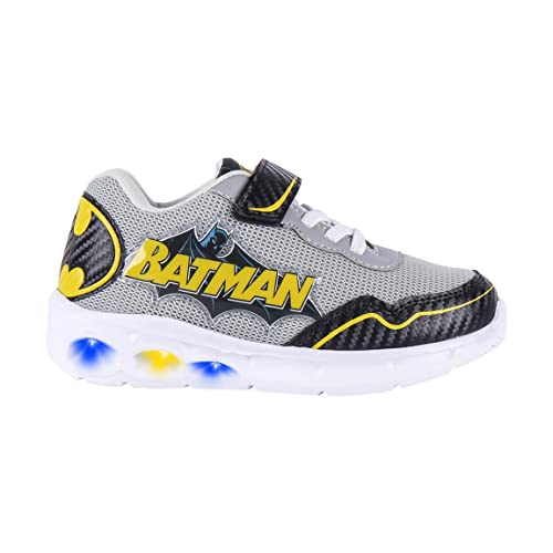 CERDÁ LIFE'S LITTLE MOMENTS Baskets Garçon de Batman Avec Lumières, Fermeture Scratch et Embout Renforcé Pour Faciliter l'Indépendance et Confort, Sneaker, Gris, von CERDÁ LIFE'S LITTLE MOMENTS