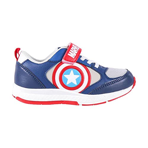 CERDÁ LIFE'S LITTLE MOMENTS Kinderschuhe von Capitan America | Sportschuhe mit Einer Kombination aus Stil, Komfort und optimaler Sportlichkeit, grau, 33 EU von CERDÁ LIFE'S LITTLE MOMENTS