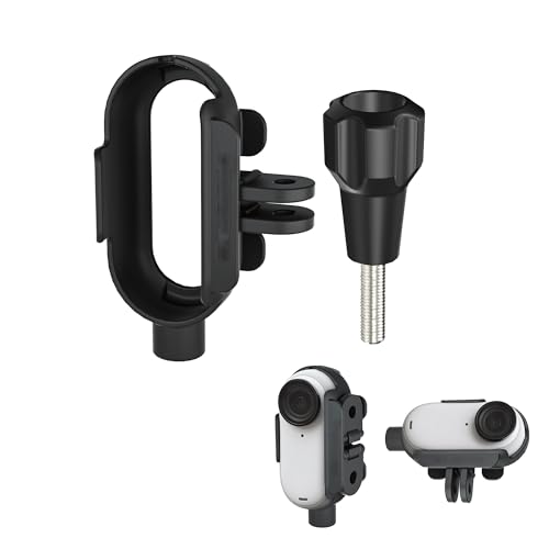 CERFFOOL Adapter Rahmen für Insta360 GO 3S Go 3 Multifunktionale Adapterhalterung Käfig Kameraadapter Montageset Schutzrahmen Kratzschutz Stoßfest Schraubanschluss-Adapter Action Kamera Zubehör von CERFFOOL