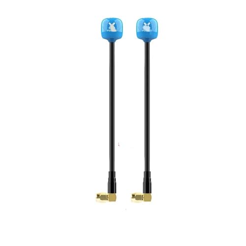 Omnidirektionales FPV Kompatibel mit Renndrohnen, kompatibel mit 2,6 Dbi RHCP SMA RPSMA UFL MMCX-Modellen(2PCS Blue SMA 15CM) von CFMIAWIC