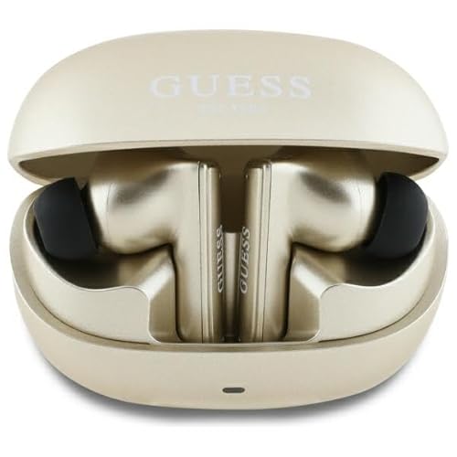 CG Mobile Guess Bluetooth Kopfhörer TWS + Dockingstation Capsule Printed Logo Gold von CG MOBILE