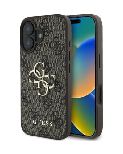 CG Mobile Guess GUHCP16M4GMGBR hülle für iPhone 16 Plus 6.7" braun hardcase 4G Big Logo von CG MOBILE