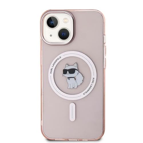 CG Mobile Karl Lagerfeld KLHMP12MHFCCNOP Hülle für iPhone 12/12 Pro 6.1" Rosa hardcase IML Choupette von CG MOBILE