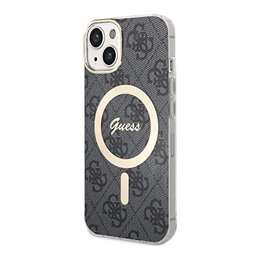 Guess 4G MagSafe Case for iPhone 14 (6,1) Black - GUHMP14SH4STK von CG MOBILE