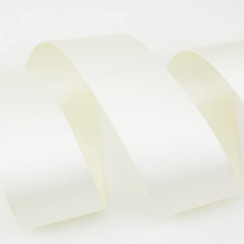 Geschenkverpackung mit Band. (10 Yards/Lot)(25/40mm) Double Face Satinband Polyester Großhandel Weihnachten Handgemachte DIY Bänder(Beige,40mm) von CHAKEUZND