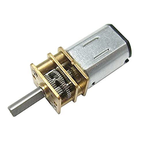 CHANCS CHANCS Kleiner N20 DC 12V 1000RPM Wellenlänge 10mm Getriebemotor mit Metallgetriebe Motor für DIY RC Spielzeug von CHANCS