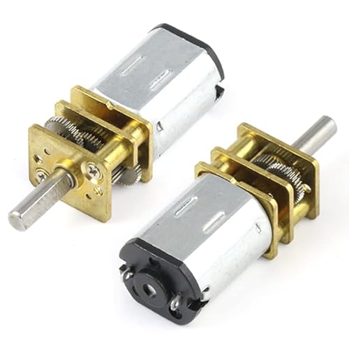 CHANCS Motor mit variabler Geschwindigkeit N20 DC 6V 300RPM Getriebe Mikro-Elektromotor mit Drehmoment für elektronische Spielzeuge Mechanische Arme getrieben 2PCS von CHANCS