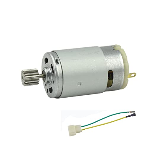 CHANCS RS390 Elektromotor DC 12V 20000RPM 12 Zahnrad Motor für Spielzeug Auto Zubehör Dreirad Motorrad Kinderwagen mit Replace RS-380 von CHANCS