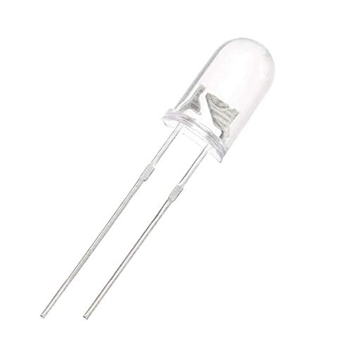 20x 5mm LED Bauelement Diode mit Lötfahnen superhell 20mA Rund Ultrahell 30° Blau ChanZon von CHANZON