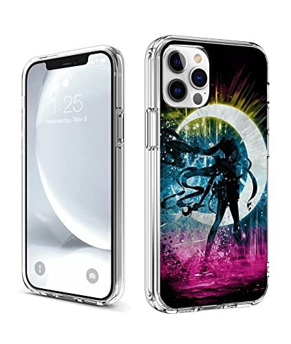 CHENQIAOHU Kompatibel mit iPhone 15 Pro Hülle, Ganzkörperschutz Stoßfest Schutzhülle Clear Case Slim Thin Cover (Anime-Sailor-Moon-Magic-11) von CHENQIAOHU