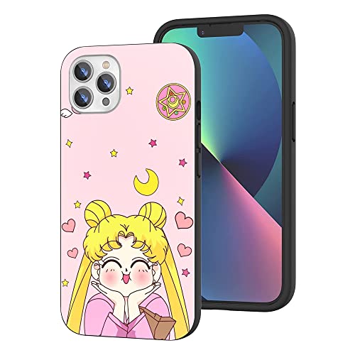 CHENQIAOHU Kompatibel mit iPhone 16 Pro, Rundumschutz, stoßfest, schlank, dünne Abdeckung (Anime-Sailor-Moon-Magic-6) von CHENQIAOHU