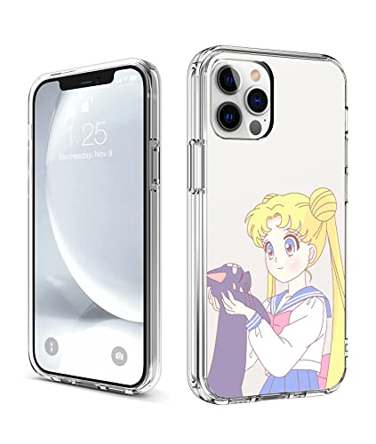 CHENQIAOHU Schutzhülle für iPhone 16 Pro, Rundumschutz, stoßfest, transparent, dünn, Anime-Sailor-Moon-Magic-8 von CHENQIAOHU