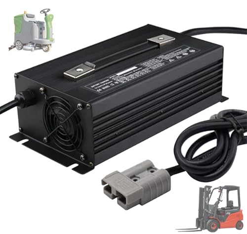 24V 40A High Power Battery Charger 1500W for Electric Gabelklift,Palettenjacke,Bodenschrubber,Trickle Charge,Anderson Plug 50A 120A 175A 350A for Lead-Acid Batteries Charging(A,Plug 175A) von CHENWY