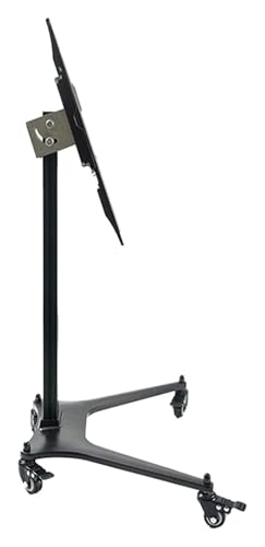 TV ständer rollbar, TV Bodenständer Rollbar, TV-Ständer mit Halterung for 32-55-Zoll-Fernseher, höhenverstellbarer, rollender TV-Ständer, mobiler TV-Ständer, Wagen, hält Bildschirme bis zu 70 Pfund, v von CHENYUOZ