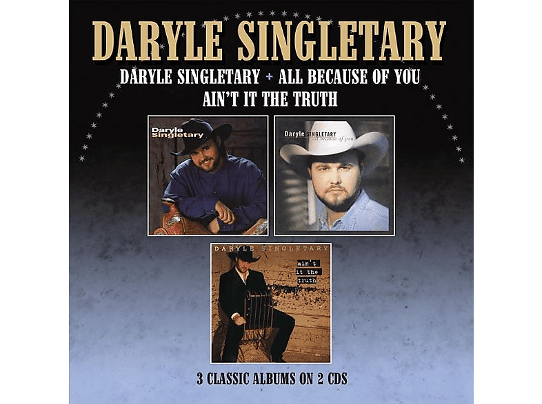 Daryle Singletary - Singletary/All Because Of You/+ (CD) von CHERRY RED