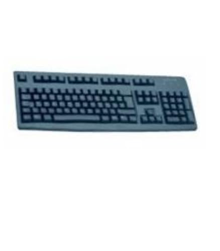 CHERRY G83-6105, Kabelgebundene Tastatur für Industrieanwendungen, UK-Layout (QWERTY), Abriebfeste Tasten, Leicht zu Reinigen, Recyclingfähig, Schwarz von CHERRY