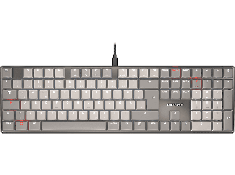 CHERRY KC 500 MX LP, Tastatur, Mechanisch, Cherry Low Profile, Kabellos und kabelgebunden, Grau CHERRY KC 500 MX LP, Tastatur, Mechanisch, Cherry Low Profile, Kabellos und kabelgebunden, Grau von CHERRY