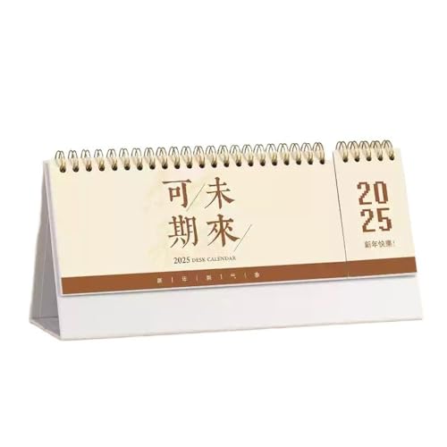 CHFYIJYHM Langer 2025 Desktop Organizer Kalender Desktop Büro Arbeit Notizblock Stanzkarte Kalender Jahr der Schlange Kalender Business Horizontal Desktop Kalender Geschenk Kalender Chinesische von CHFYIJYHM