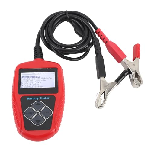 Auto -Batterie -Tester, BA101 -Batterie -Diagnosewerkzeug 12V für Automatische Lasttests mit LCD -Bildschirm, Spannung, Strom, Ladezustand, Start, Sprachunterstützung für 12 -V von CHICIRIS