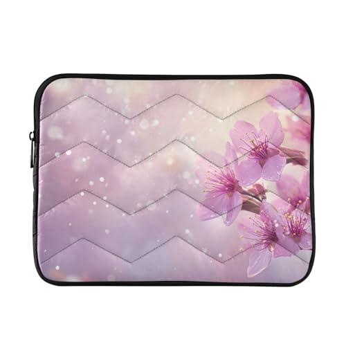 Laptop-Tragetasche, tragbare Computertasche, Kirschblüten-Blumen, Laptop-Schutzhülle, Notebook-Tasche, 38,1-40,6 cm (15-16 Zoll) von CHIFIGNO